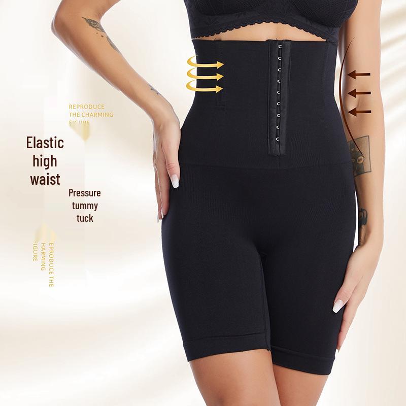 

Adjustable Waist Cincher and Tummy Control Body Shaper Pants 3XL чёрный