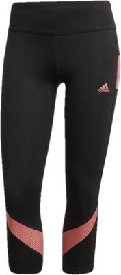 Adidas Running OWN THE RUN Size Rose IPF47 Women's Tights, 3/4 Tights, L, Black/Hazy (GR6937),