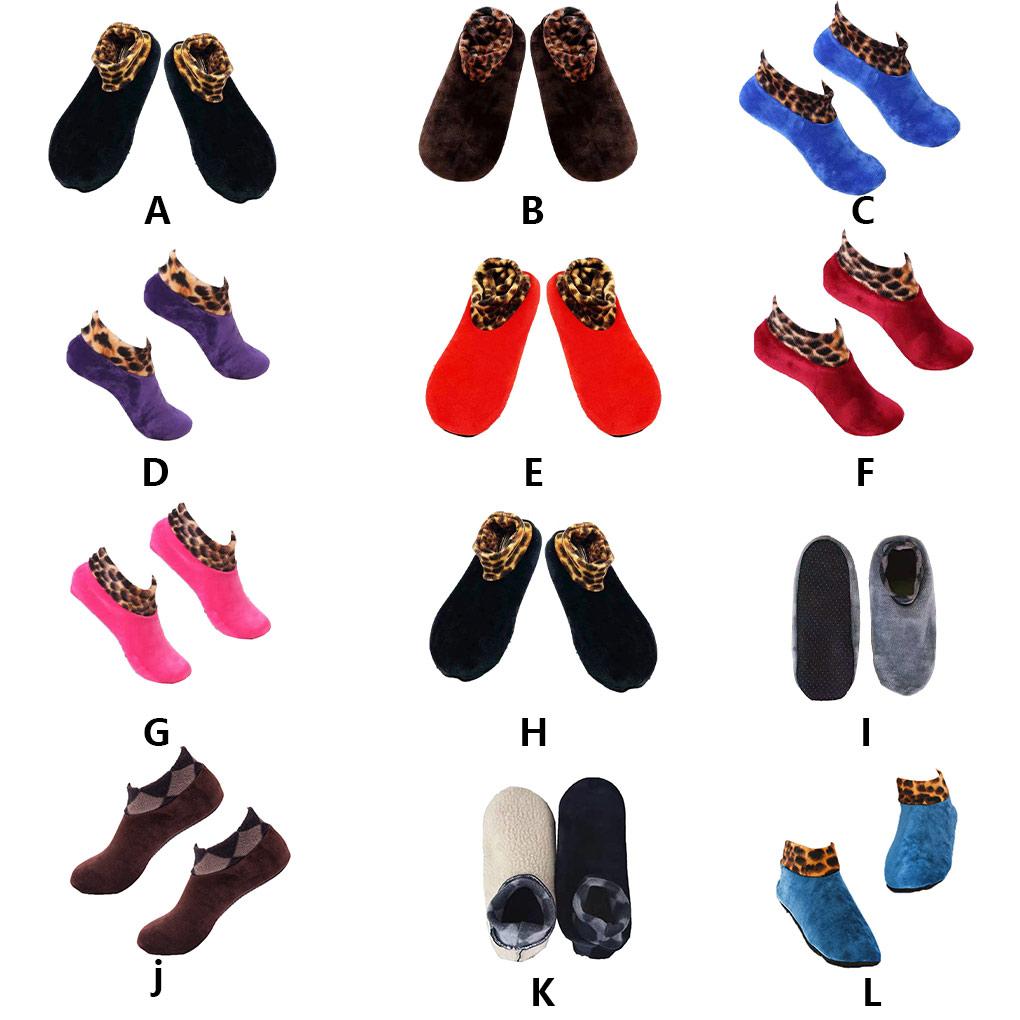 Winter Floor Socks Ankle Anti-slip Unisex Thickened Lounge Slipper Middle Tube Sock Accessories Home Supplies for Women Men