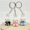 Classic Cute Miffy Doll Keychain - Cartoon Pendant for Bags & Car Keys, Ideal Small Gift