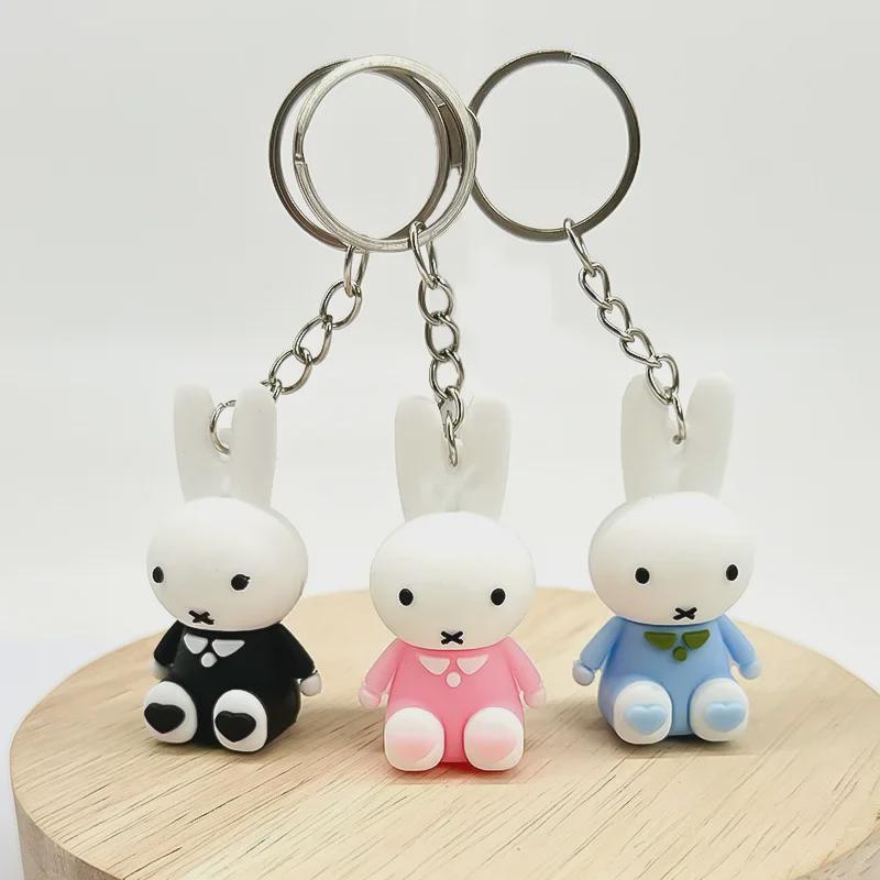 Klasická roztomilá klíčenka pro panenku Miffy - kreslený přívěsek na tašky a klíče od auta, ideální malý dárek