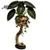 Dark Aesthetic Sculpture Gothic Skull Spine Planter, Resin Skeleton Planter Pot, Horror Halloween Indoor Outdoor Statue Flower Vase, Spooky Home Decor