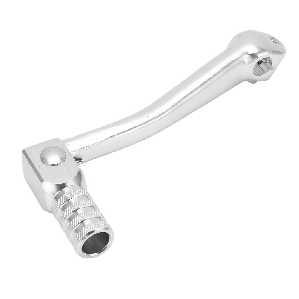 Motorcycle Kick Starter Lever Pedal Sensitive CNC Aluminium Universal Motorbike AccessorySilver