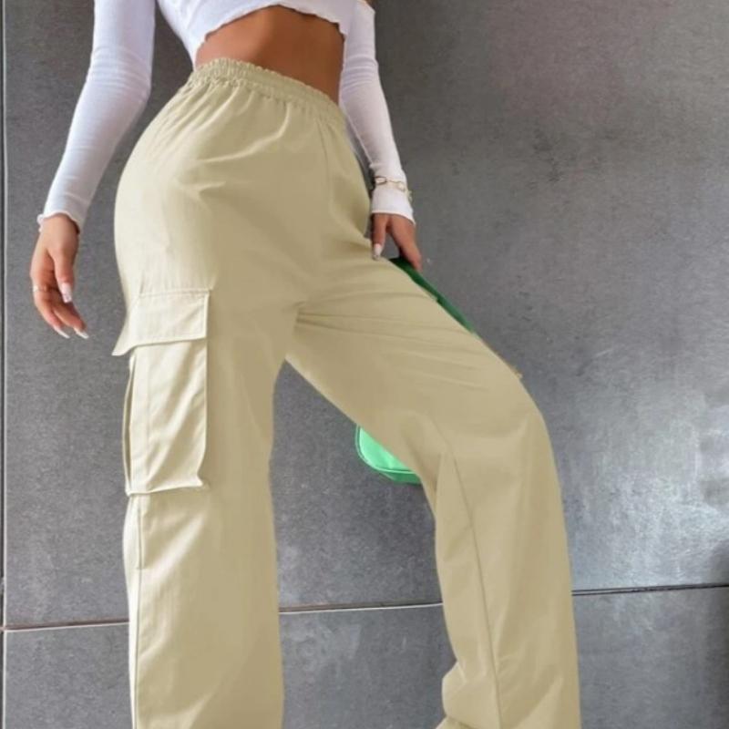 Pantaloni Casual da Donna Primavera Autunno Jeans Sottili Pantaloni Larghi a Gamba Larga Taglie Forti Taglie Forti