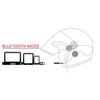 Wireless Bluetooth Headset Motorcycle Intercom for Helmets