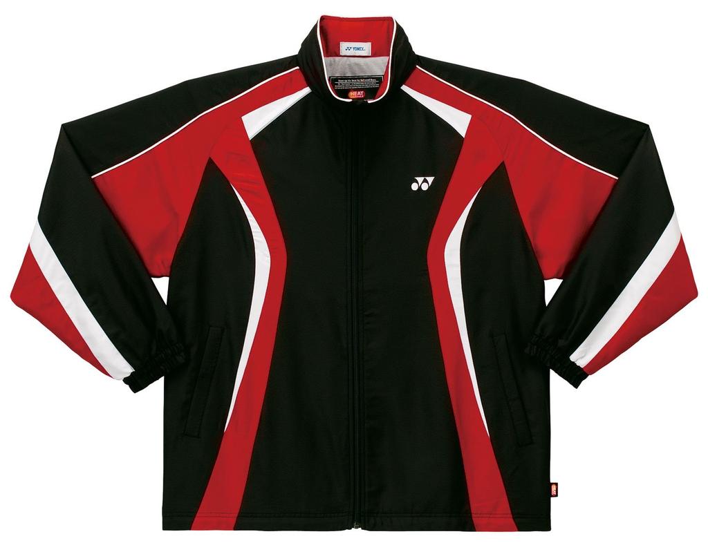 Tennisjakke 70037 Svart x Rød Japan til japansk størrelse [Yonex] Herre S- (tilsvarende S)