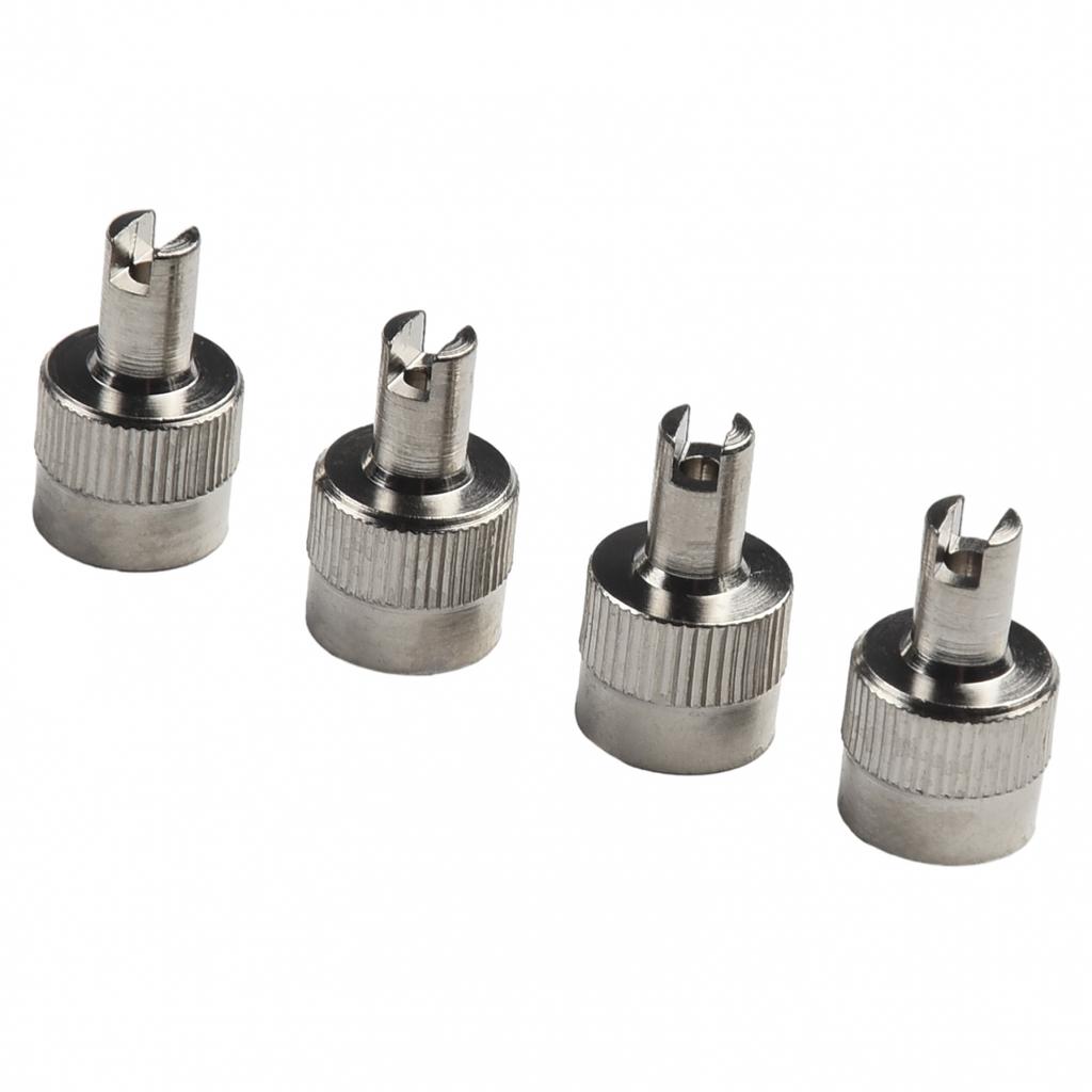 Tyre Valve Cap Accessories Car Copper Parts Silver