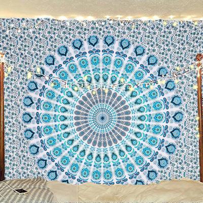 Indian Hippie Bohemian Psychedelic Mandala Wall Hanging Bedding Tapestry