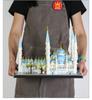 Non-Toxic 1129Pcs Blue Mosque Istanbul Architecture Building Blocks Small Particle Diy Bricks Gifts For Children Construction Bricks Toy