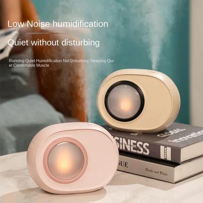 Mini humidificador USB para el hogar, difusor de aceites esenciales para coche, humidificador de aire con luz colorida, máquina de vapor frío