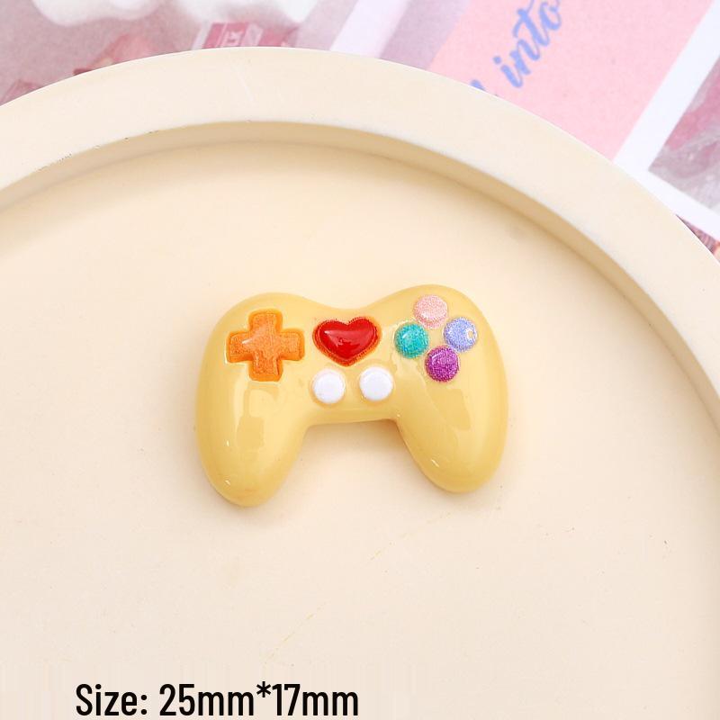 Multicolor Cartoon Game Controller Hair Clip Resin Accessories for DIY Jewelry & Crocs Charms