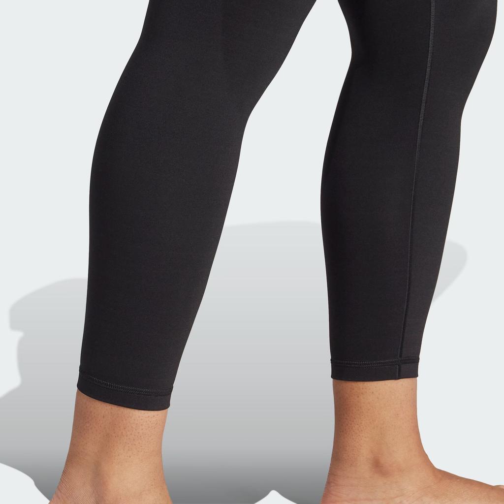 Adidas Studio Luxe Crossover Waistband 7/8 Leggings Women Leggings Black IA1912