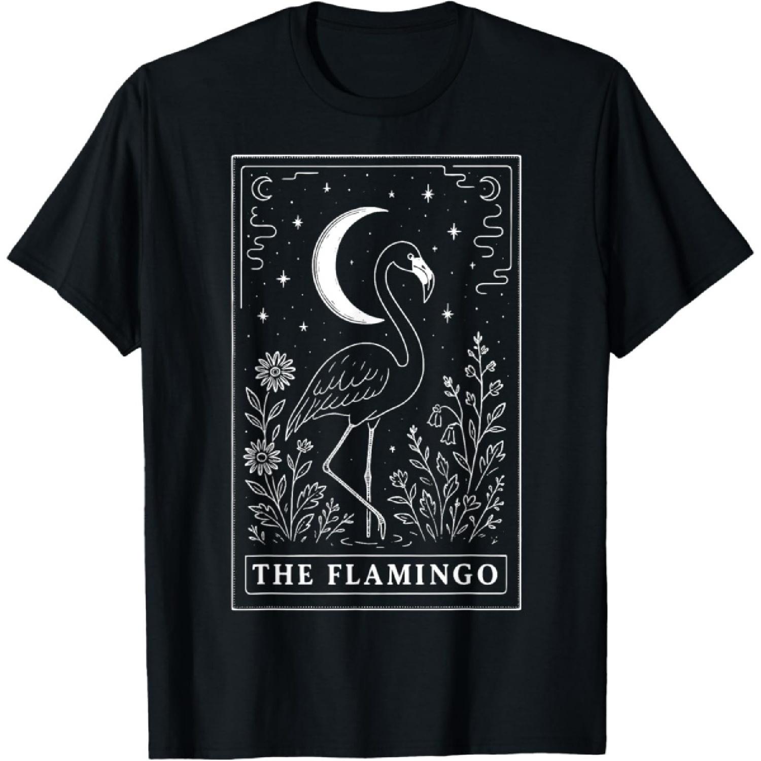 The Flamingo Tarot Card T-Shirt S