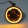 5-3/4 5.75 Inch Motorcycle LED Headlight Fit For Dyna Sportster Iron 883 1200