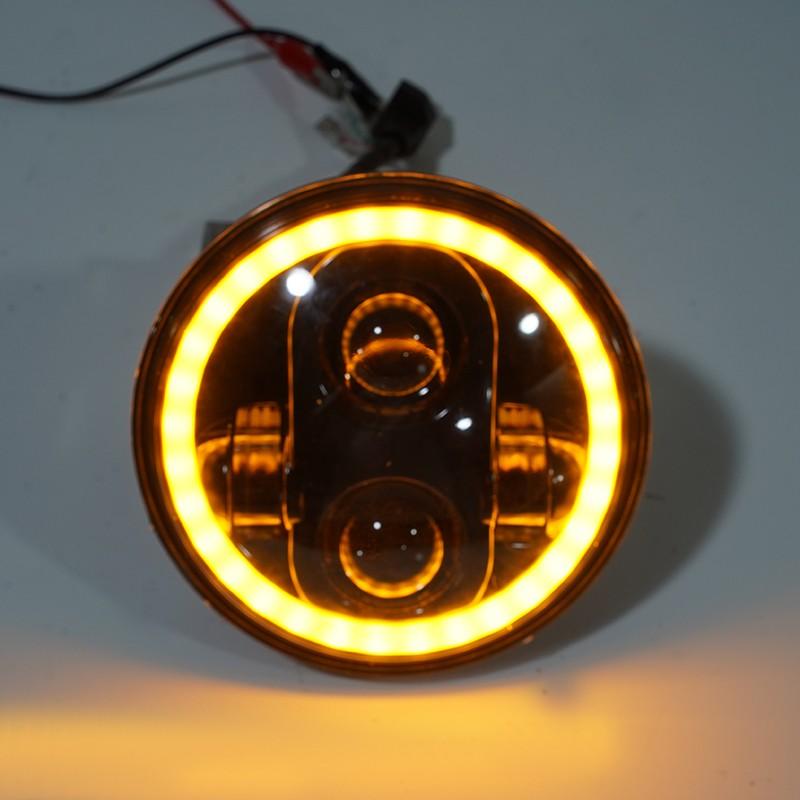 5-3/4 5.75 Inch Motorcycle LED Headlight Fit For Dyna Sportster Iron 883 1200