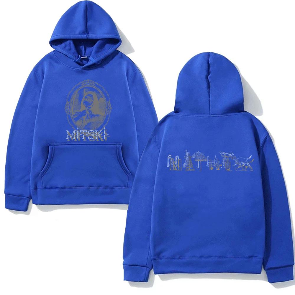 PORTRAIT HOODIE Mitski 2026 Unisex Sweatshirt für Herbst/Winter mit Kapuze Fleece Harajuku Bequeme Kleidung