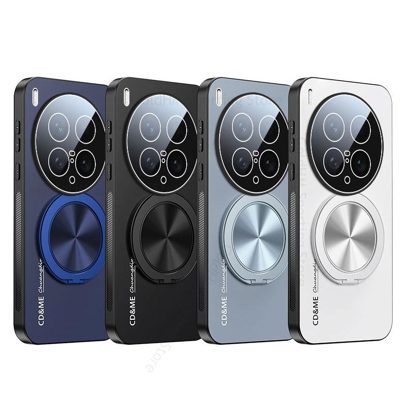 HD Fólie na objektiv Kroužkový stojánek Držák Pouzdro na telefon Pro vivo X200 Ultra 360° Neviditelný držák Matný Odolný Kryt Pro Vivo X200S X200 Pro