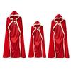 New Christmas Performance Costumes Rave Party Christmas Shawl Cape Winter Christmas Cosplay Costumes Father Christmas Cape