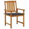 Maison Exclusive - Chaises de jardin avec coussins lot de 8 Bois d'acacia solide
