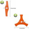 2T Brush Cutter Blade Universal Trimmer Blade Replacement Grass Cutter Blade  Grass Trimmer