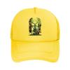 Mythical Figure Surrounded by Animals and Symbols Mesh Baseball Cap