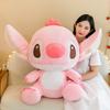 Stitch Plush Toy With Rabbit Fur For Kids Soft Huggable Pillow Gift For Boys