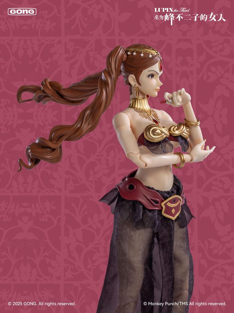 Kyoko GONG the The Woman Called Fujiko Fujiko Mine Scale PVC ABS Fabric Painted Movable Figure "LUPIN Third Mine" 1/6 & &