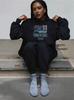 European-Style Women's Loose Casual Hoodie: Autumn Mid-High Neck, Versatile & Comfortable.