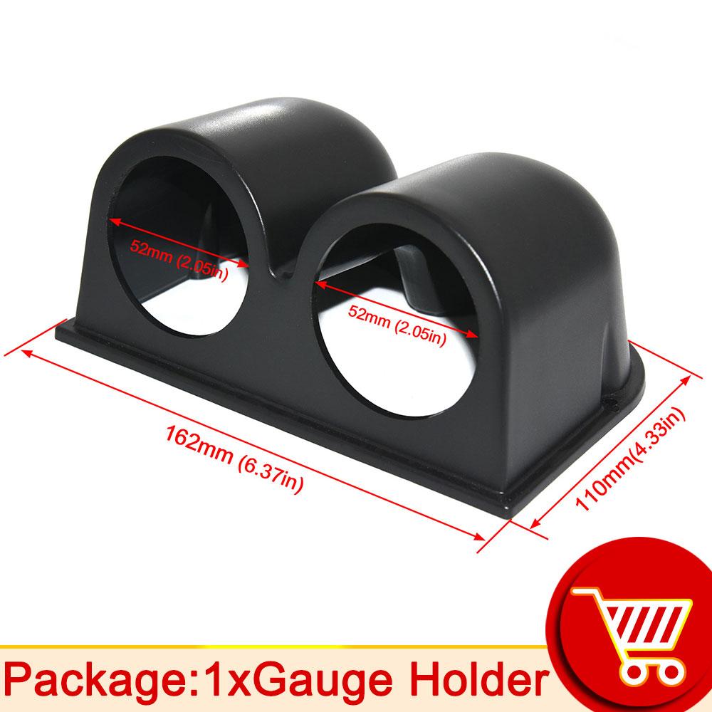 AD 52mm Boost Gauge 7 Colors LED Dual Display Water Temp Oil Temp Oil Pressure Voltmeter Air Fuel Ratio EGT Tachometer Car Gauge