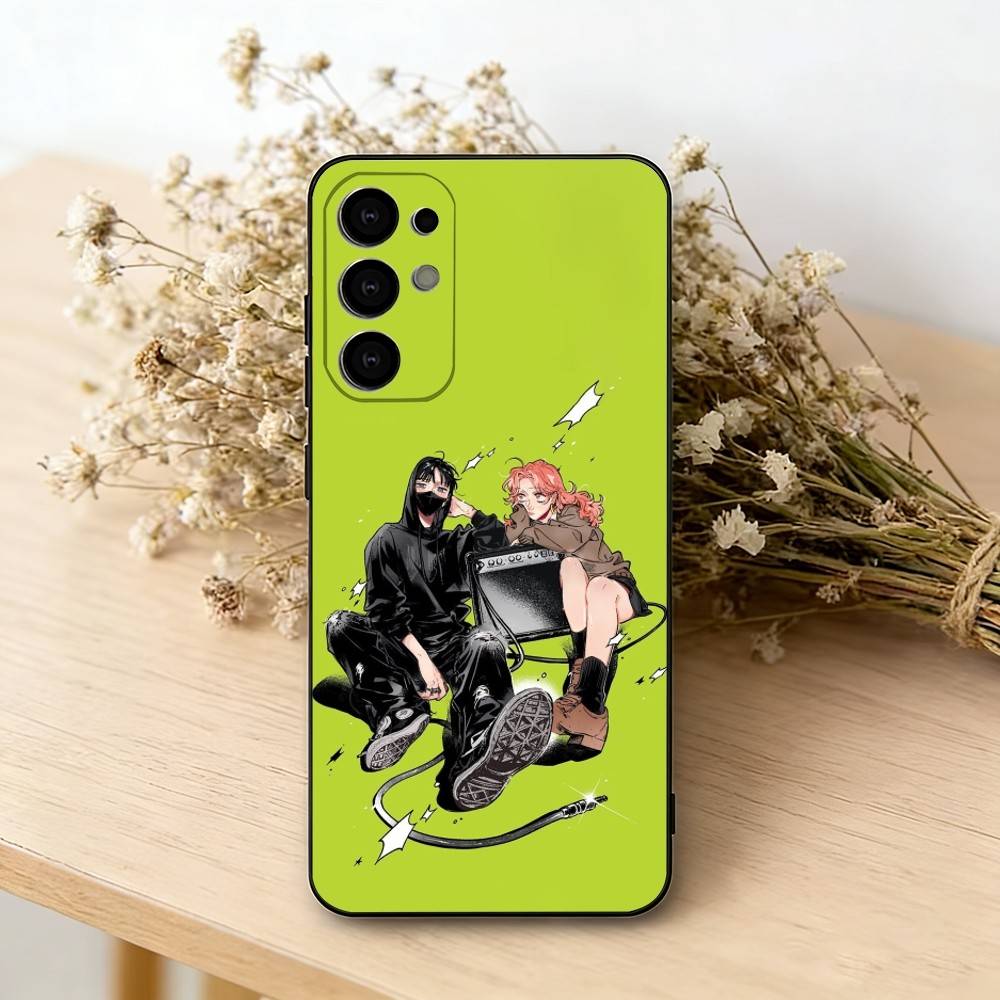 

KiniOto Manga The Green Yuri Guy Phone Case For Samsung S25,S24,S21,S22,S23,S30,Ultra,S20,Plus,Fe,Soft Silicone Black Cover Samsung S26Plus