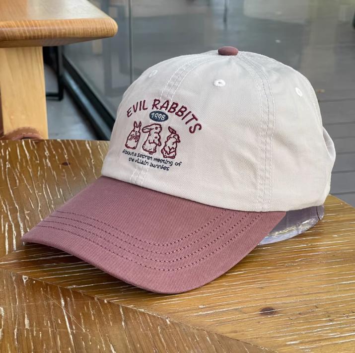 

Korean Style Color Block Baseball Cap Cotton Mesh Breathable Hat with Embroidered Letters for Women Outdoor Casual Fashion Wear Adjustable красный