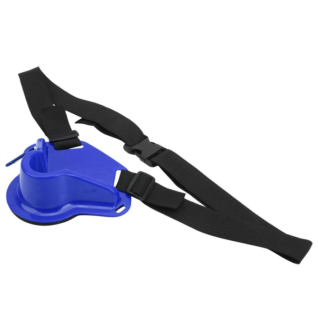 Przenośny Morski Wędka Brzuszny Pas Podtrzymujący Akcesorium do Wędki do Wędkarstwa Łodziowego niebieski