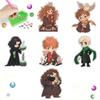 6pcs/Set Magic Academy Series Diamond Painting Magnets for Refrigerator Diamond Art Fridge Magnets for Adults Diamond Art Refrigerator Magnets Kits