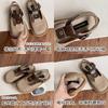 Mori Leinen Baotou Sandalen Damen Sommer Mesh Atmungsaktive Lochschuhe Oberbekleidung Mesh Baumwolle und Leinen Römersandalen