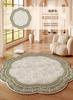 Cream Style Carpets for Living Room Flowers Bedroom Decor Carpet Fluffy Soft Green Irregular Lounge Rug Home Thicken Floor Mat