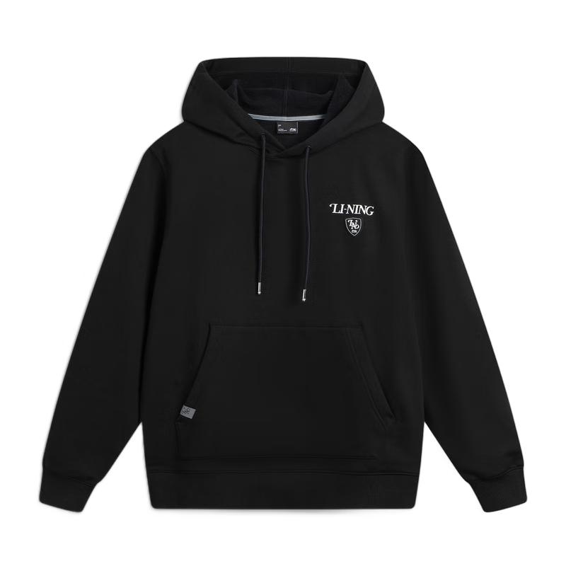 Li-Ning Men's Fleece-Lined Hooded Sweatshirt AWDVA43