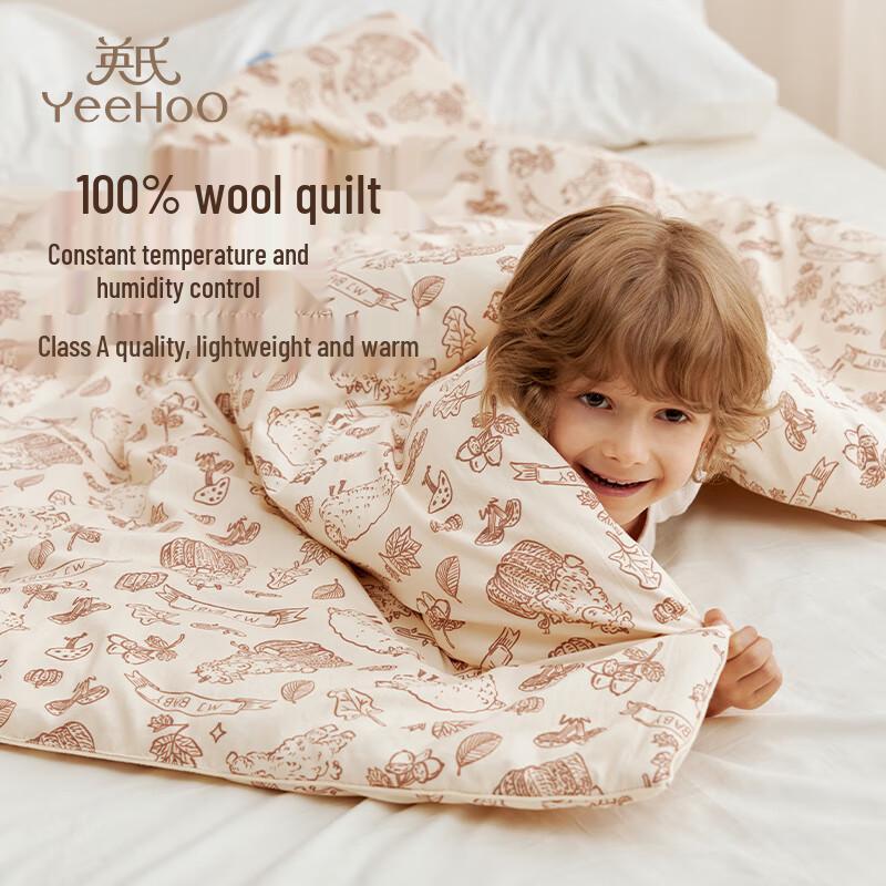 

Yeesafe 100% Australian Wool Baby & Kids Winter Quilt 120x150cm
