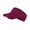 Sun-Proof Sunscreen Empty Top Hat Solid Color Quick-Drying Breathable Air Sun Hats UV Protection Polyester Men Peaked Cap Beach