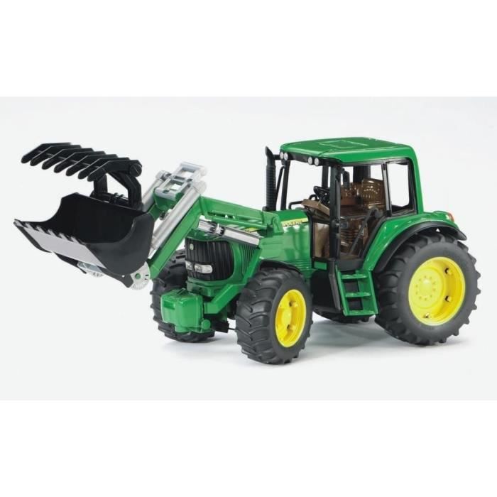 JOHN DEERE 6920 Tractor with BRUDER Front Loader - Toy for Children Aged 3 and Over