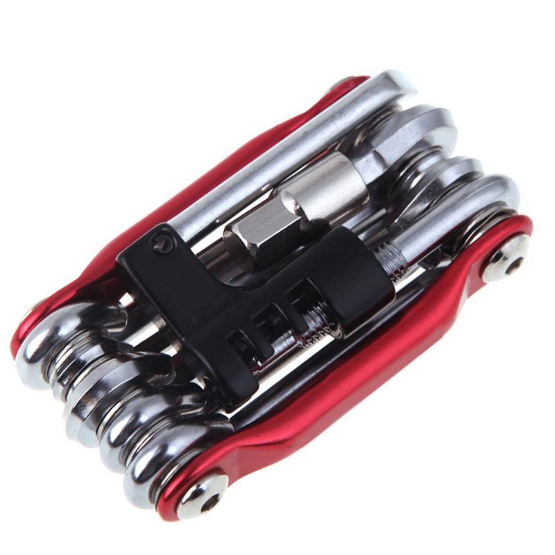 Multifunction Bicycle Repairing Set Carbon Steel Bike Repair Kit Wrench Screwdriver Chain