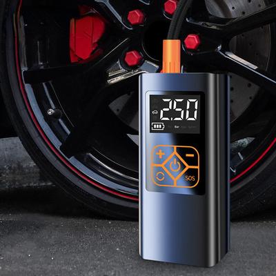 Pompă de umflare anvelope 12V 150PSI 4000mAh Afișaj electric portabil fără fir pentru compresor de aer auto pentru motociclete biciclete bile pentru anvelope