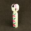 Made in Japanese Kokeshi 15cm Traditional Michinoku Kokeshi Japan, Souvenir, Doll, (5 Sun), Craft, Handmade, Camellia,