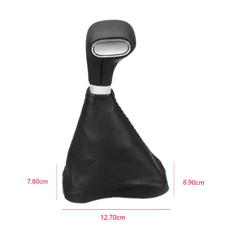 Automatic Car Shift Gear Knob Gaitor Leather Cover Shifter Lever Gear Stick Knob For Skoda VW Tiguan Touran Bora Passat