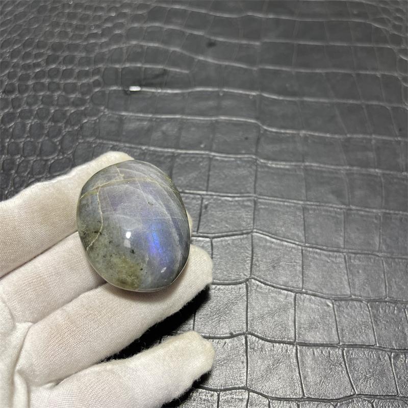 Natural Labradorite Crystal Tumbled Palm Gem Stone Wholesales Price