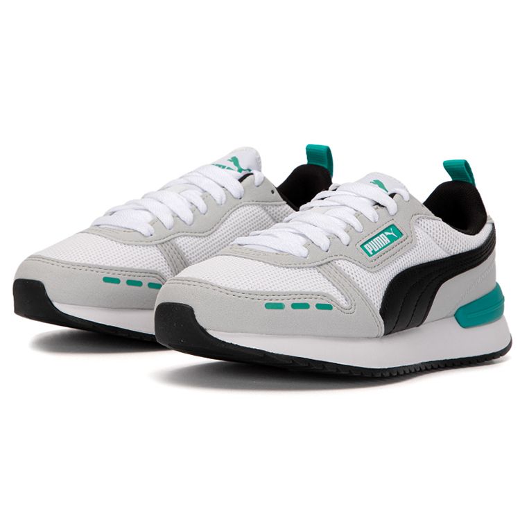 Puma R78 White Spectra Green Unisex Sneakers Black Harbor-Mist 373117-52