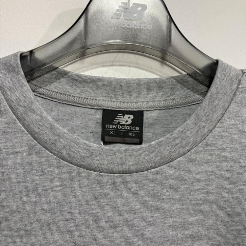 New Balance Uni Heritage Short Sleeve Tee Nbnef21463 Melange Gray