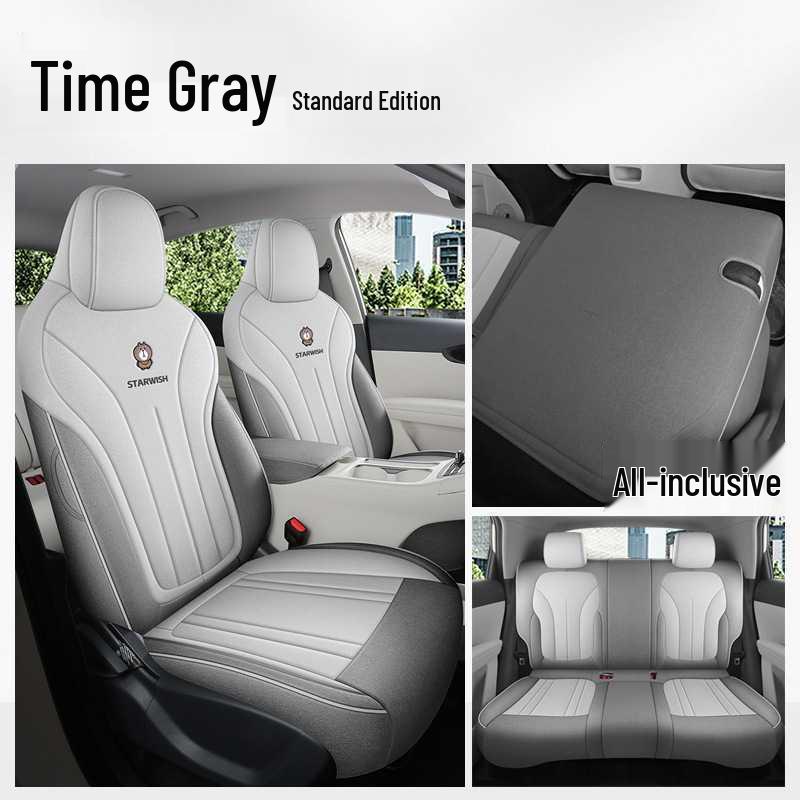 Geely Vision Cotton & Linen Seat Covers - All-Season, Full Coverage Universal Fit