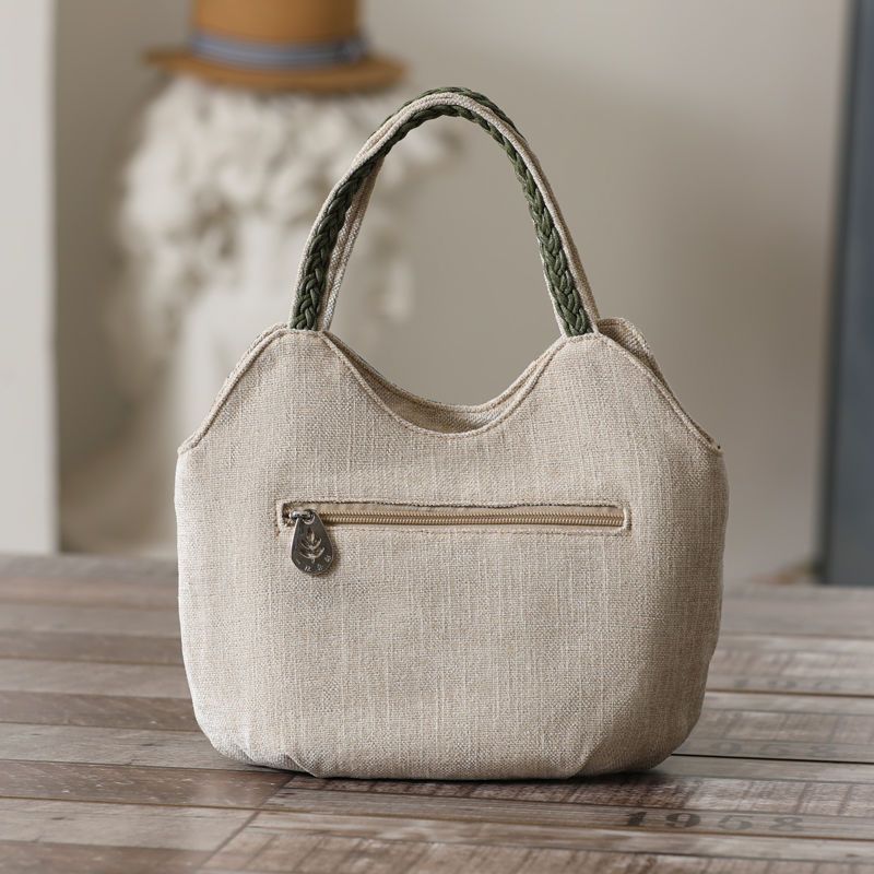 Borsa in Tessuto Stile Etnico per Donna Nuova Borsa Bohemian per Tempo Libero e Vacanze Borsa Tote in Tela di Grande Capacità
