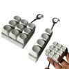 Keychain With Keyboard To Relieve Stress 4/9 Button Toy Relaxing And Quiet Mechanical Keyboard Easy To Remove Readjust