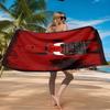 Chicago-Bulls Logo Beach Towel Microfiber Beach Towel, Lightweight and Quick-Dry, for Summer Travel, Swimming Pool Fan Birthday Gift